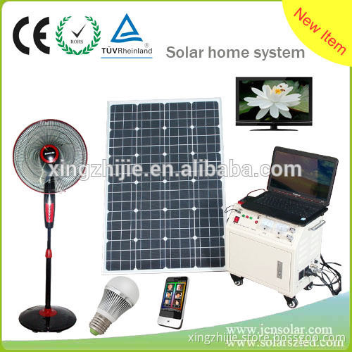 factory price newest 50W small home solar system in nairobi kenya, solar generator for home and outdoor with CE FCC ISO9001